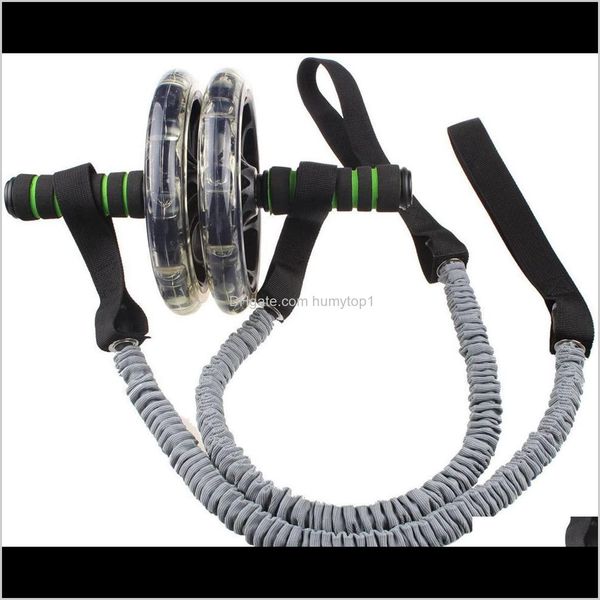 

abdominal muscle wheel auxiliary pull rope gym fitness ab roller resistance bands rope fitness equipment dropshipping band fy7048 rhg4 wdczt