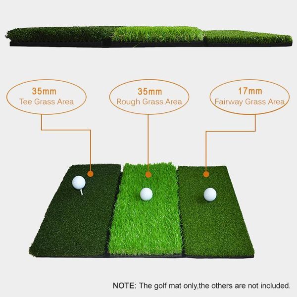 

golf training aids 3 in 1 practice mat foldable for home backyard office outdoors fitness1