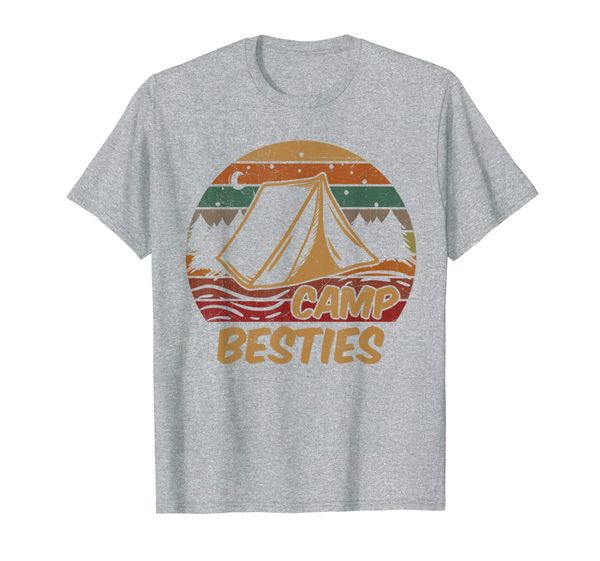 

camp es camping lovers gifts happy camper t-shirt, White;black