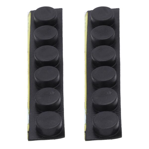 

bath mats furniture knob, round, 10 mm x 5 mm, self-adhesive rubber pads 12 in 1