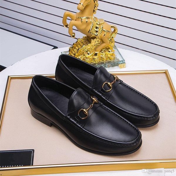 

mm big size 45 luxury men genuine leather casual shoes spring autumn lace up office designers dress shoes breathable formal oxfords shoes 33, Black