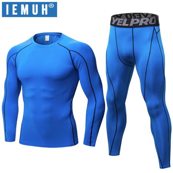 

men's sleepwear iemuh winter long johns thermal underwear sets men quick dry anti-microbial stretch thermo male warm fitness man, Black;brown