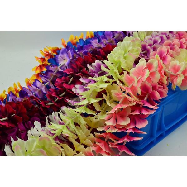 

wholesale artificial flower for home wedding decoration garland necklace fancy diy wreath party beach slik cherry hydran qylqav