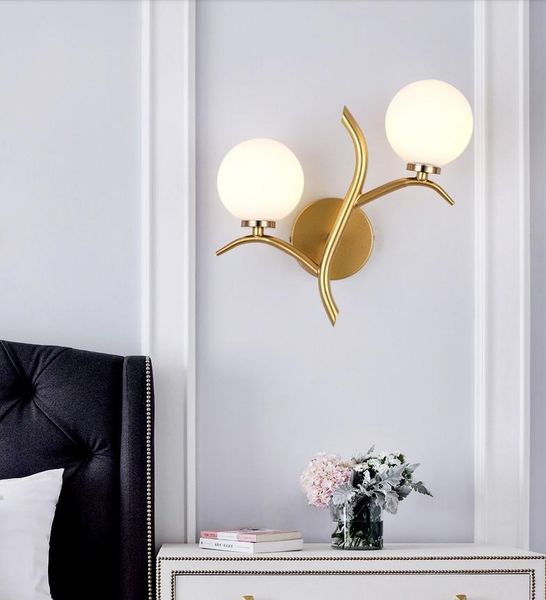 

nordic creative personality style iron craft wall lamp bedroom bedside lamp dimmable remote control aisle living room wall