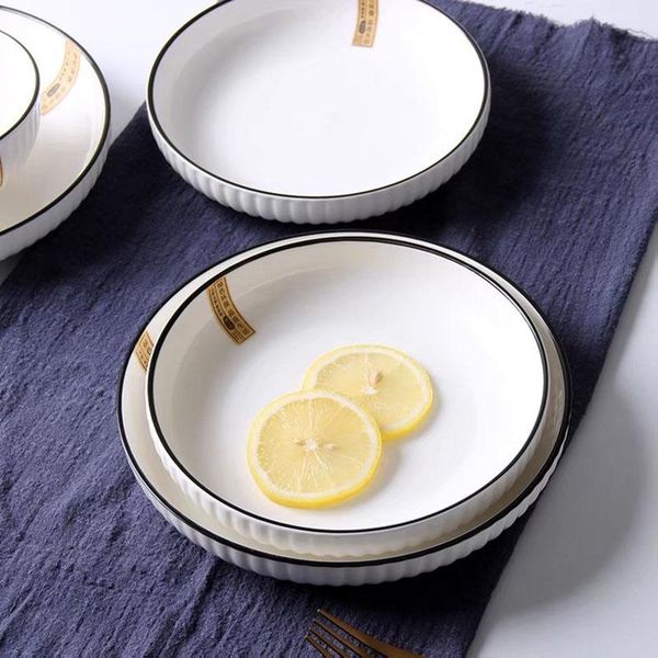 

dishes & plates ceramic for household japanese set salad arrival simple graceful original design aesthetic feeling tableware art