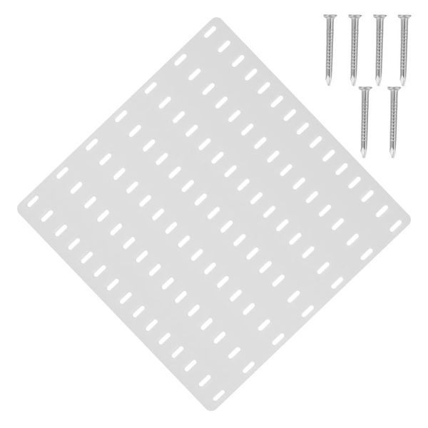 

storage drawers 1pc punch-hole board shelf bathroom wall-mounted rack hook holder