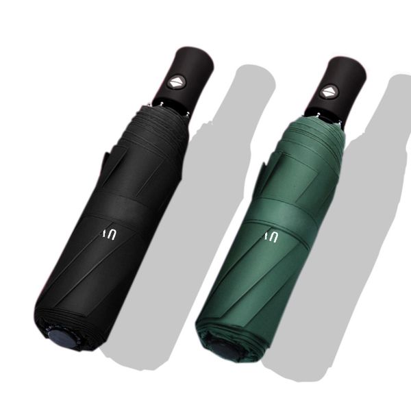 

uv umbrella women's black glue sunscreen three fold and rain advertising