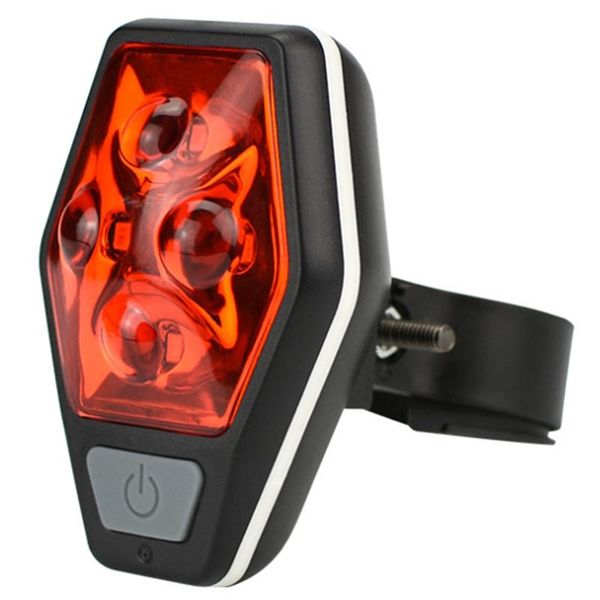 

rechargeable rear tail bike light lamp taillight rain waterproof bright led safety cycling bicycle light