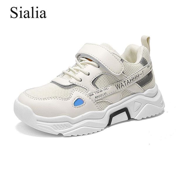 

sneakers sialia breathable kids sneaker for children shoes boys girls casual mesh running sport trainers footwear fashion, Black;red