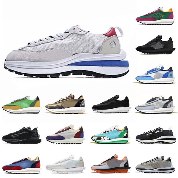 

varsity ldv waffle sacais mens casual shoes vaporwaffle royal red black wolf grey platform women trainers blazer sneakers chaussures, White;red