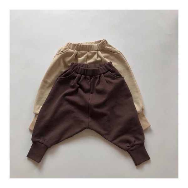 

2021 ins fashion children pants autumn winter boys kids pants knit trousers children clothing, Blue