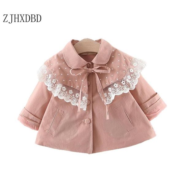 

toddler girls trench coat 3m-3y kids windbreaker korean jacket girl outerwear cotton baby coats teen jackets children clothing, Blue;gray