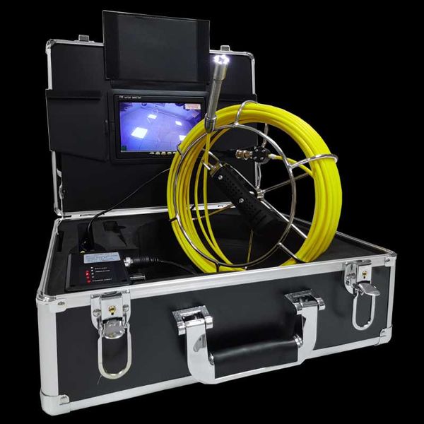 

cameras 7" lcd digital monitor 17mm video cctv industrial drain sewer pipe inspection borescope waterproof 20m/30m/40m/50m cable
