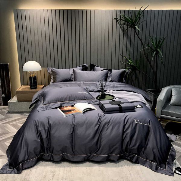 

italian horse cotton solid color four piece set 120 thread count cotton fitted sheet star l pure cotton bedding