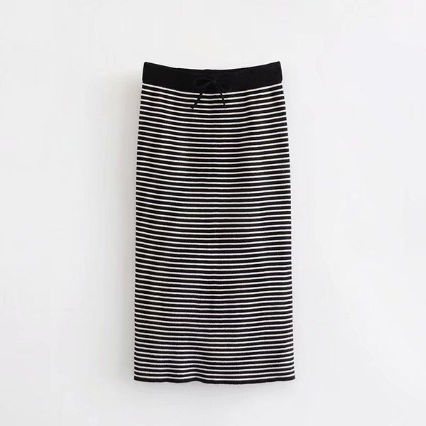

skirts asds women's fashion of retro and famous ladies quality with a stripe-shape tie rope wrapped buttock skirt wqz52915, Black