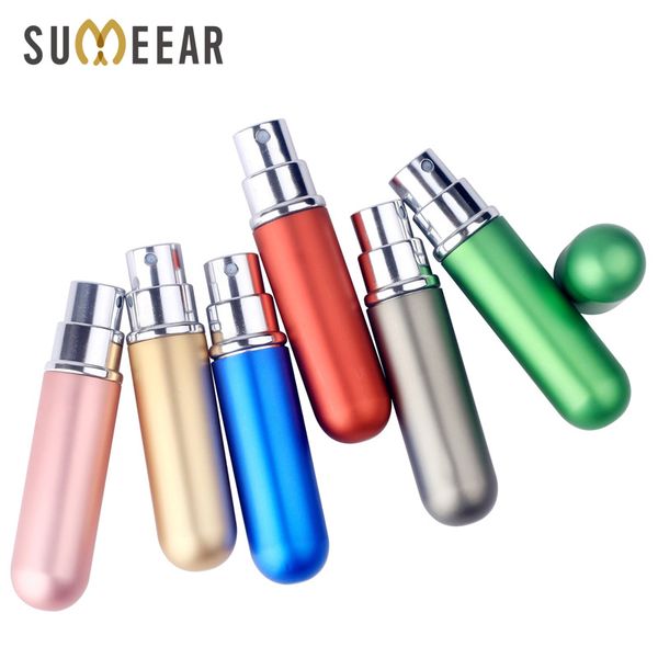 

20pcs 5ml mini refillable portable perfume &travel aluminum spray atomizer cosmetic empty parfum bottle