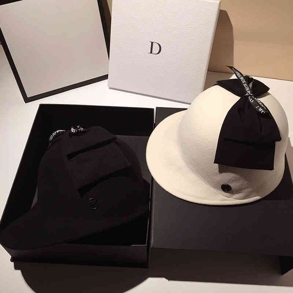 

new versatile pure wool hat tongue fashion stall leisure knight, Blue;gray