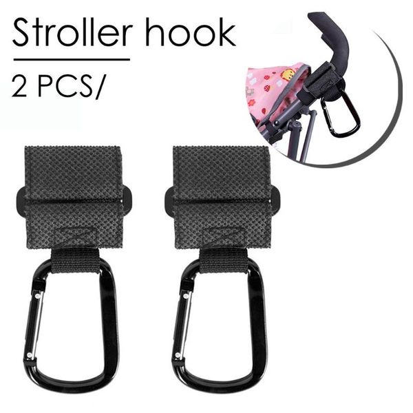 

stroller parts & accessories 2pcs baby hook plastic car carriage bear magic stick pram pushchair hanger hanging clip