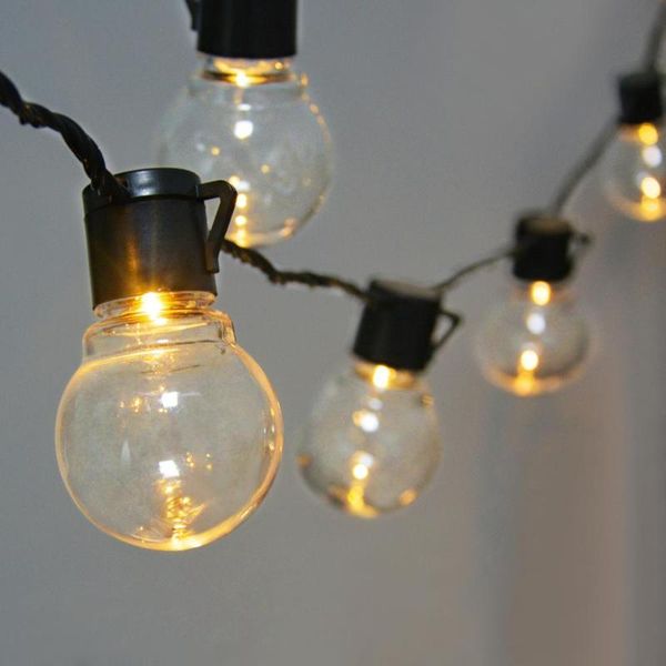 

2.5m 5m decorative bulb garden fence outdoor lighting wall lamp led porch light 220v 110v us eu plug luces decoracion xmas lamps
