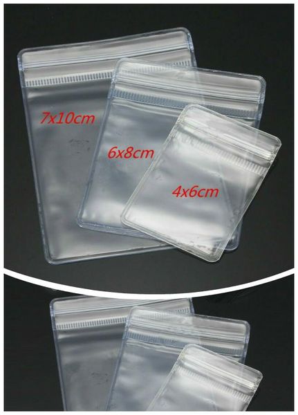 

storage bags 100pcs transparent self sealing thick plastic bag, electronic components, jewelry, coin bag