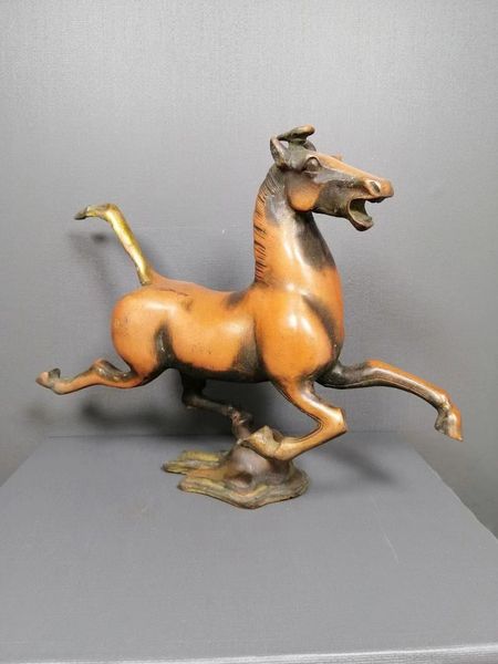 

brass horse craft ornament home office lucky horse opening gift
