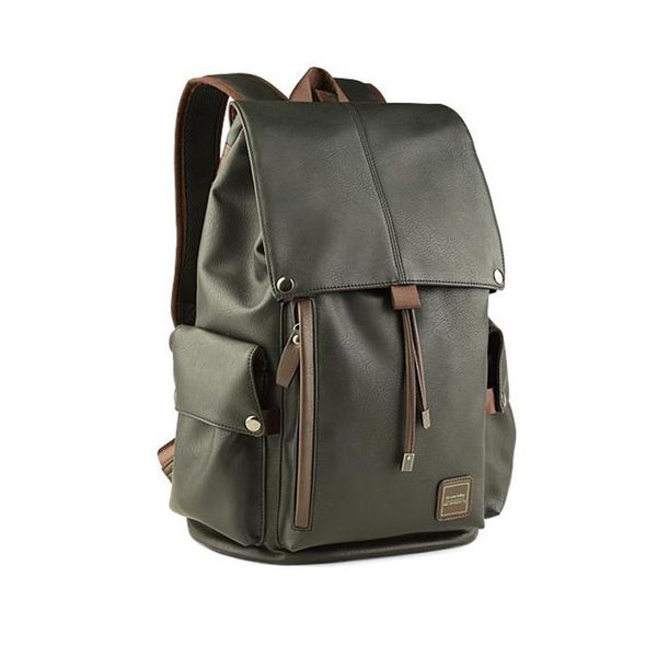 

backpack 2021 fashion vintage men backpacks leather male student boy business lapcomputer lager school bag