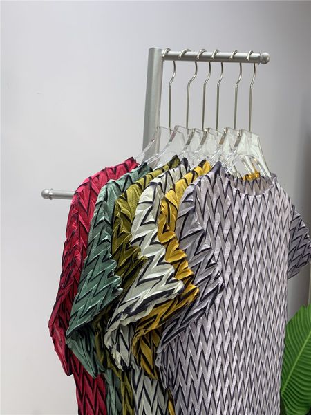 

new 2021 spring handmade pleated plus size t-shirt casual aesthetic clothing cropped women vintage syl9, White