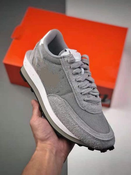 

breathable running shoes fragment design ldwaffle men and women blue size36-46