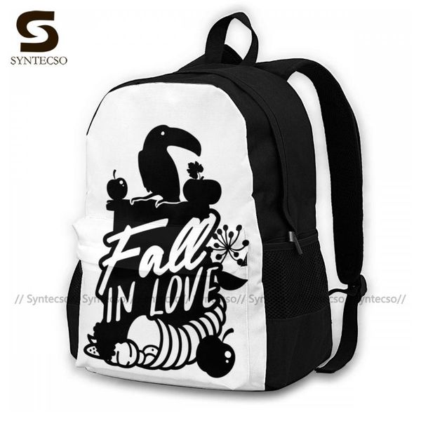 

toucan backpacks polyester trekking tourist backpack pattern aesthetic bags