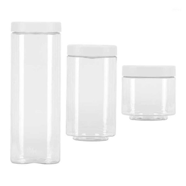

storage bottles & jars container stacked grains cereal sealed jar bottle kitchen accessory cookie