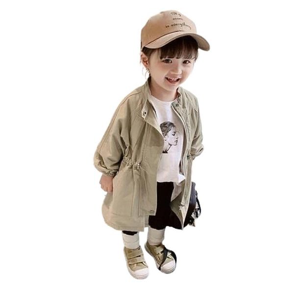 

spring autumn winter warm child dust coat baby outwear clothes fashion baby girls boys trench cotton long kids windbreak jacket, Blue;gray
