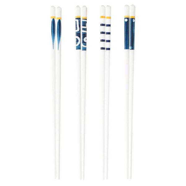 

chopsticks 8pcs hand-painted japanese ceramic family supplies (assorted color)
