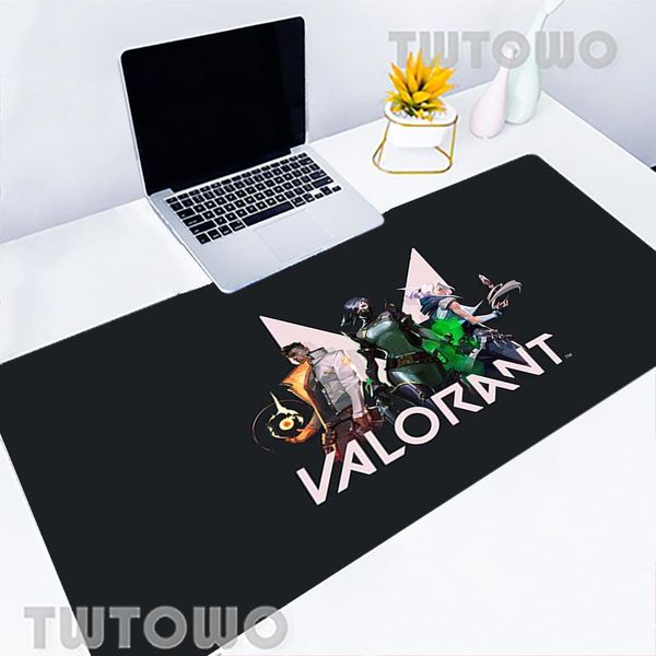 

mouse pads & wrist rests pad valorant hd sell mat gamer anti-slip lovely cartoon natural rubber art lapmice desk mousepads