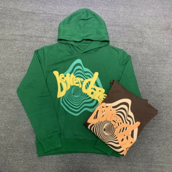 

2022ss vintage hoodie men women heavy fabric hooded sweatshirts pullovers, Black