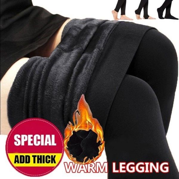 

gym clothing high waist elastic and slimming tights for women pearl velvet thick brushed ultra soft premium warm, White;black