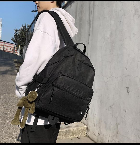 

backpack pb014 2021 men's hong kong style casual wild couple travel