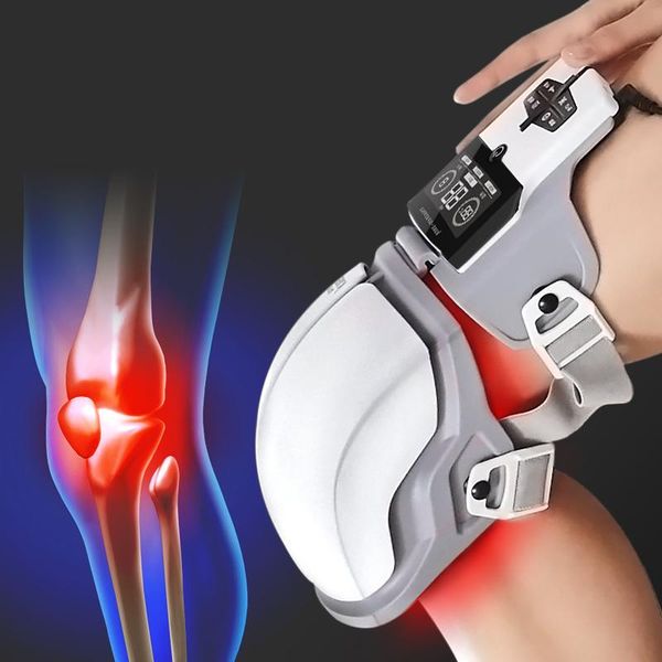 

electric massagers physiotherapy pulse knee massager multifunctional red light vibration style compress massage protector for healthcare