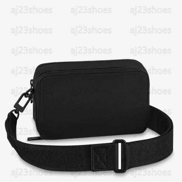 

versatile alpha wearable wallet m59161 men bag black grained leather 6 card slots large capacity cross body shoulder handbag messenger camer