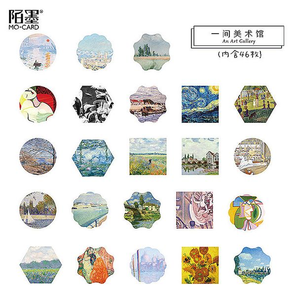 

3Pieces/Lot 2021 New Creative Art Gallery Washi Tape Practical Paper Planner Stickers Decorative Stationery Tape Masking Tape Adhesive 2016