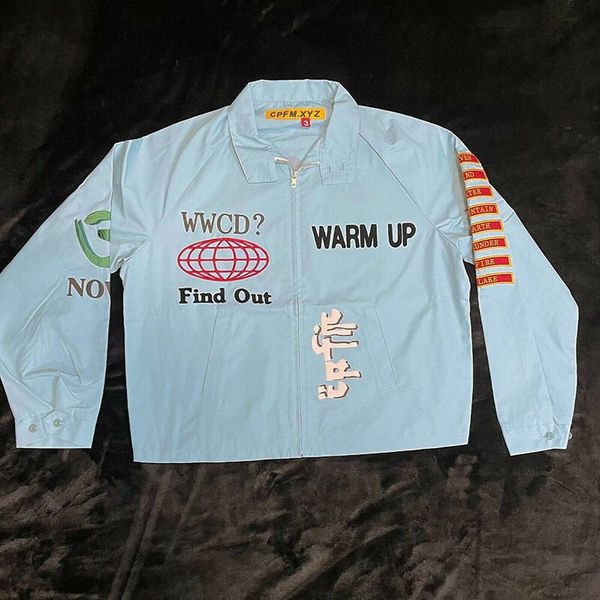 

ham. xyz discovered team field embroidered sun sew jackets men's clothing fashion jacket gtzj, White;black