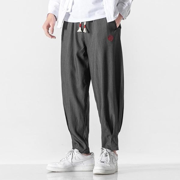 

men's jeans streetwear casual oversize elastic waist harajuku style denim pants woman ankle-length 2021 fashion men trousers 5xl, Blue