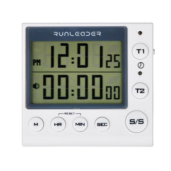 

parts kitchen timer digital countdown 2 channel flashing led for lab electronic homework workout cooking