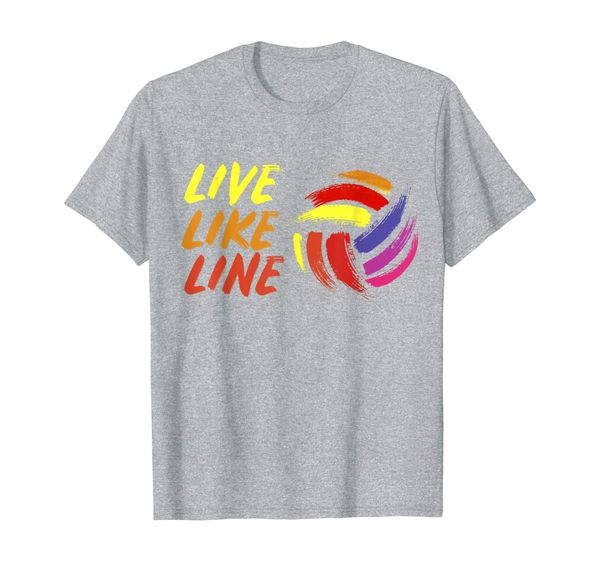 

live like line volleyball shirt, volleyball tee, sports tee, White;black