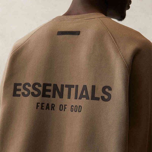 

brand hoodie 21ss 3d silicon back crewnecks sweatshirt casual oversize sweater mens jumpers pullovers sweatshirts men women hip hop streetwe, Black