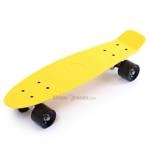 

22 inch four-wheel long skateboard retro style pp board deck
