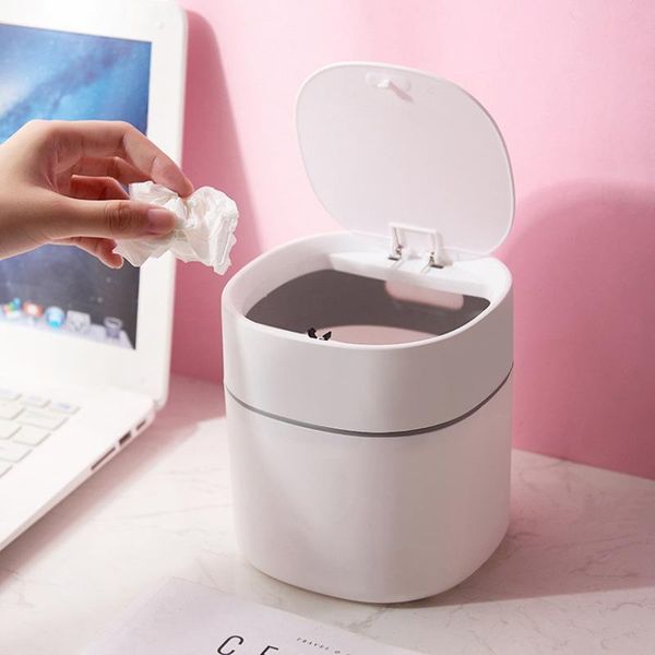 

waste bins universal deskbox bin trash can car storage bucket accessories with lid garbage nordic style living room office 2l