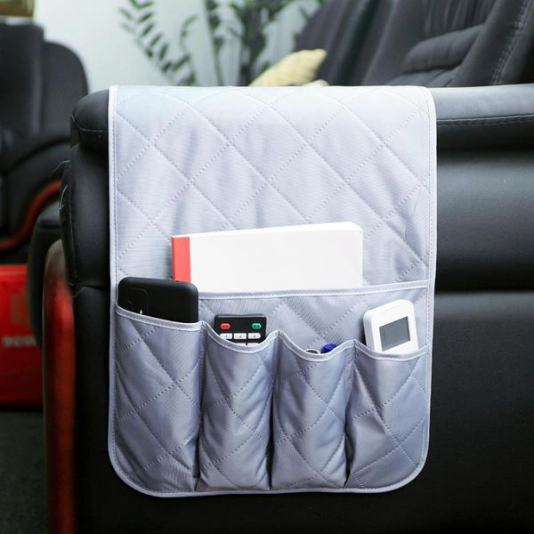 

storage bags nylon waterproof fabric sofa armrest hanging bag organizer insert remote control grocery reusable eco friendly