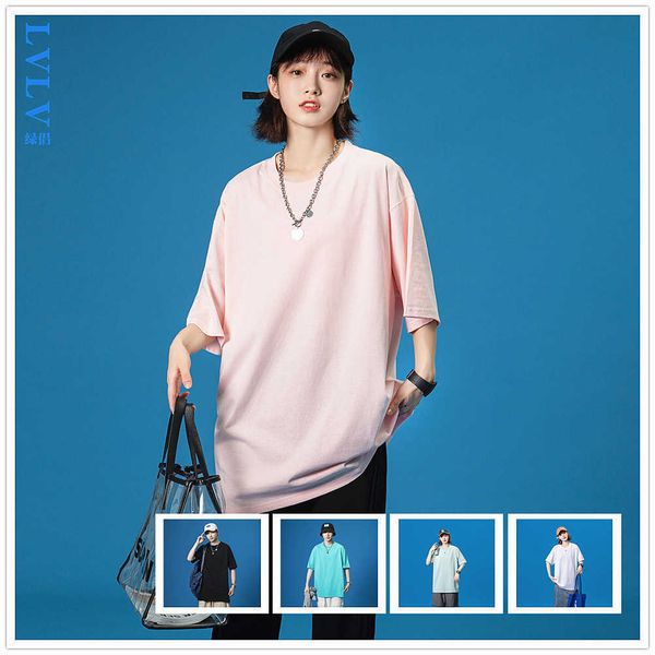 

short 230g cotton sleeve t-shirt for men and women, White;black