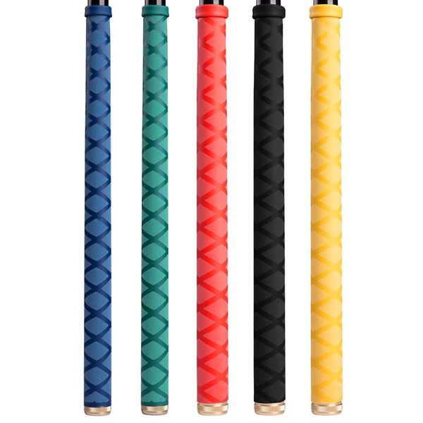 

100cm length fishing rod heat shrinkable tube handwrap tennis racket wrapping belt anti-slip sweat band golf handle winding belt, Yellow;black