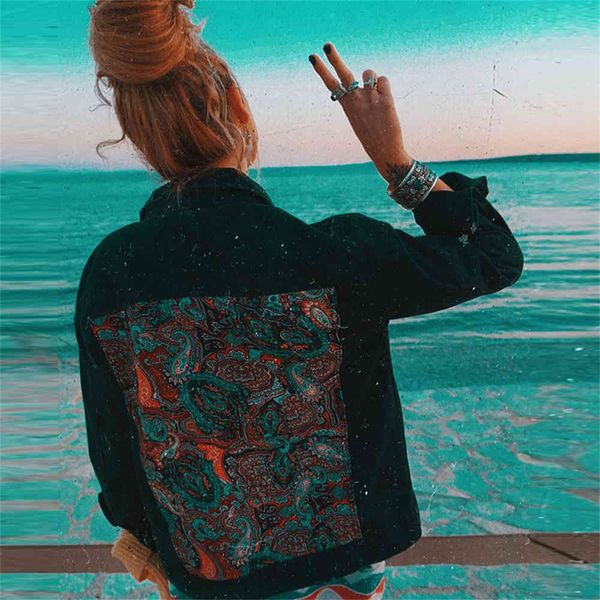 

women's jackets jean jacket, long sleeve, short coat, ladies'jeans, spring fall fall. b2or, Black;brown